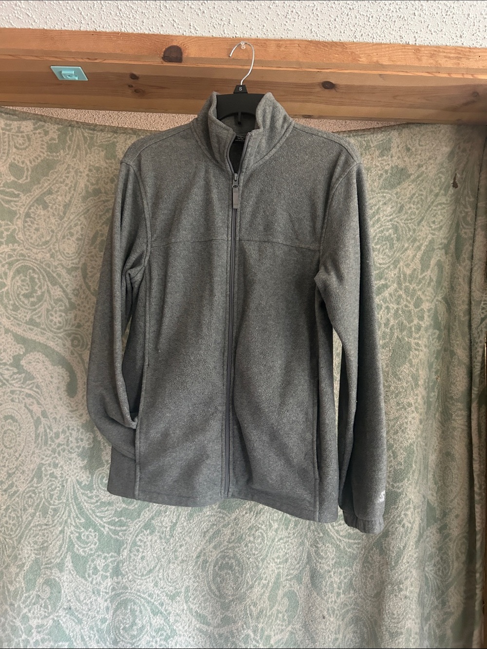 STARTER Men's Gray Full-Zip Lightweight Jacket